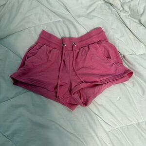 baby pink sweat shorts medium urban rebel